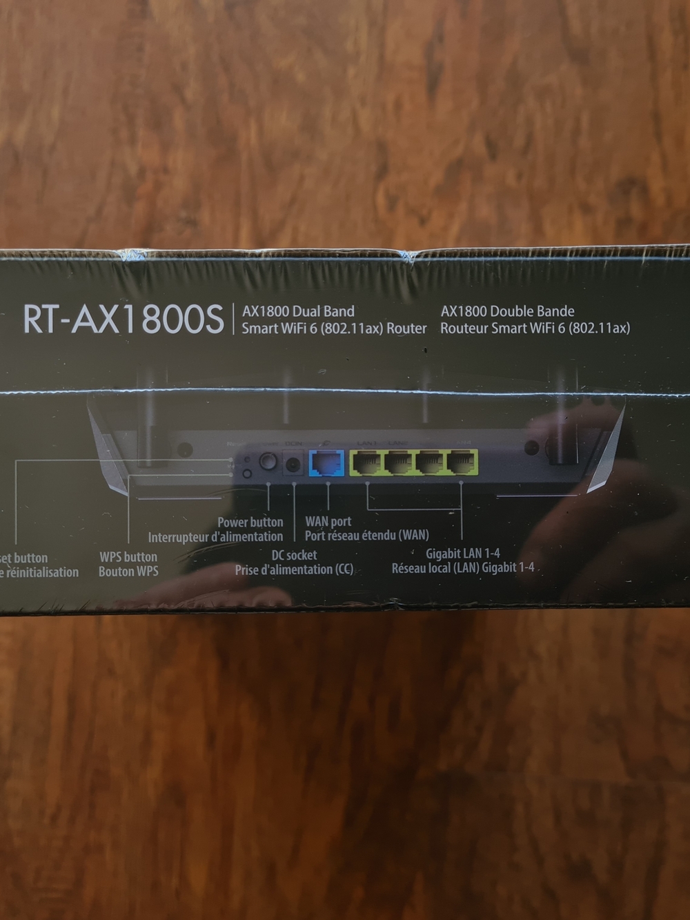 ASUS RT-AX1800S WiFi 6 Router - Black - Picture 4 of 5